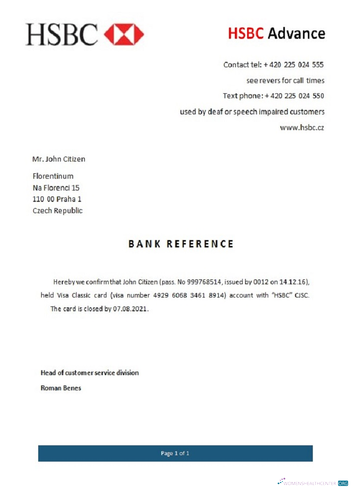 Download Czech Republic HSBC closure reference Photoshop template